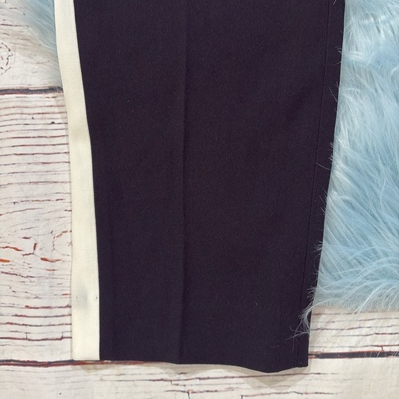 Aritzia Babaton Conan Crop Pants Black White sz 2 - Picture 6 of 9